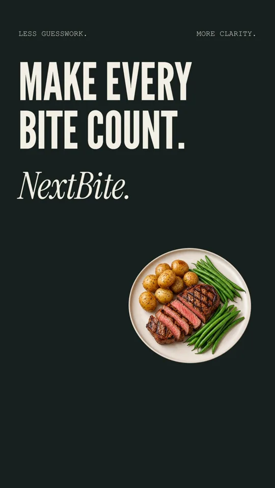 NextBite — Make every bite count.