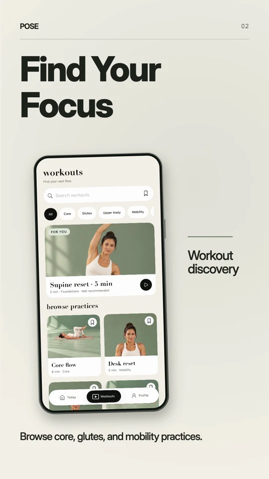 Pose app promo exported from the website